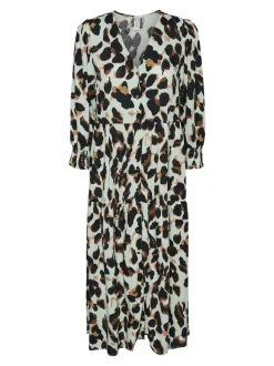 Y.A.S Naisten Mekko Alira 3/4 Long Dress s.noos Monivärinen Kuosi