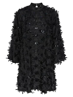 Y.A.S naisten mekko, YASABELONE 7/8 SHORT DRESS Musta