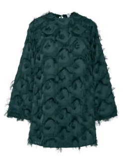 Y.A.S naisten mekko YASDIO LS SHORT DRESS, Ponderosa Pine