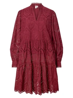 Y.A.S Naisten Mekko YASHOLI LS DRESS S Tibetan Red