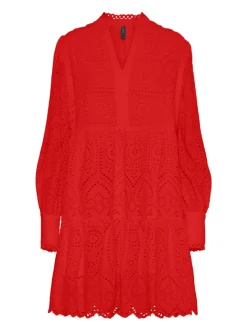 Y.A.S Naisten Mekko YASHOLI LS DRESS S Punainen