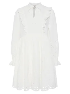 Y.A.S naisten mekko, YASLUMA LS DRESS S Valkoinen