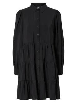 Y.A.S naisten mekko, YASPALA LS DRESS S. Black