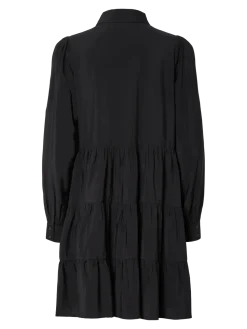 Y.A.S naisten mekko, YASPALA LS DRESS S. Black