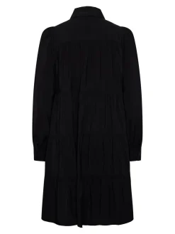 Y.A.S Naisten Mekko, YASPALA LS SHIRT DRESS Musta