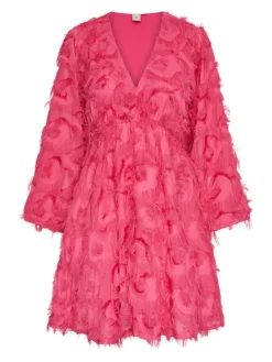 Y.A.S naisten mekko, YASPAZYLLA 7/8 DRESS Pinkki