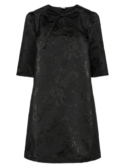 Y.A.S Naisten Mekko, YASSONYA 2/4 DRESS - D2D Musta