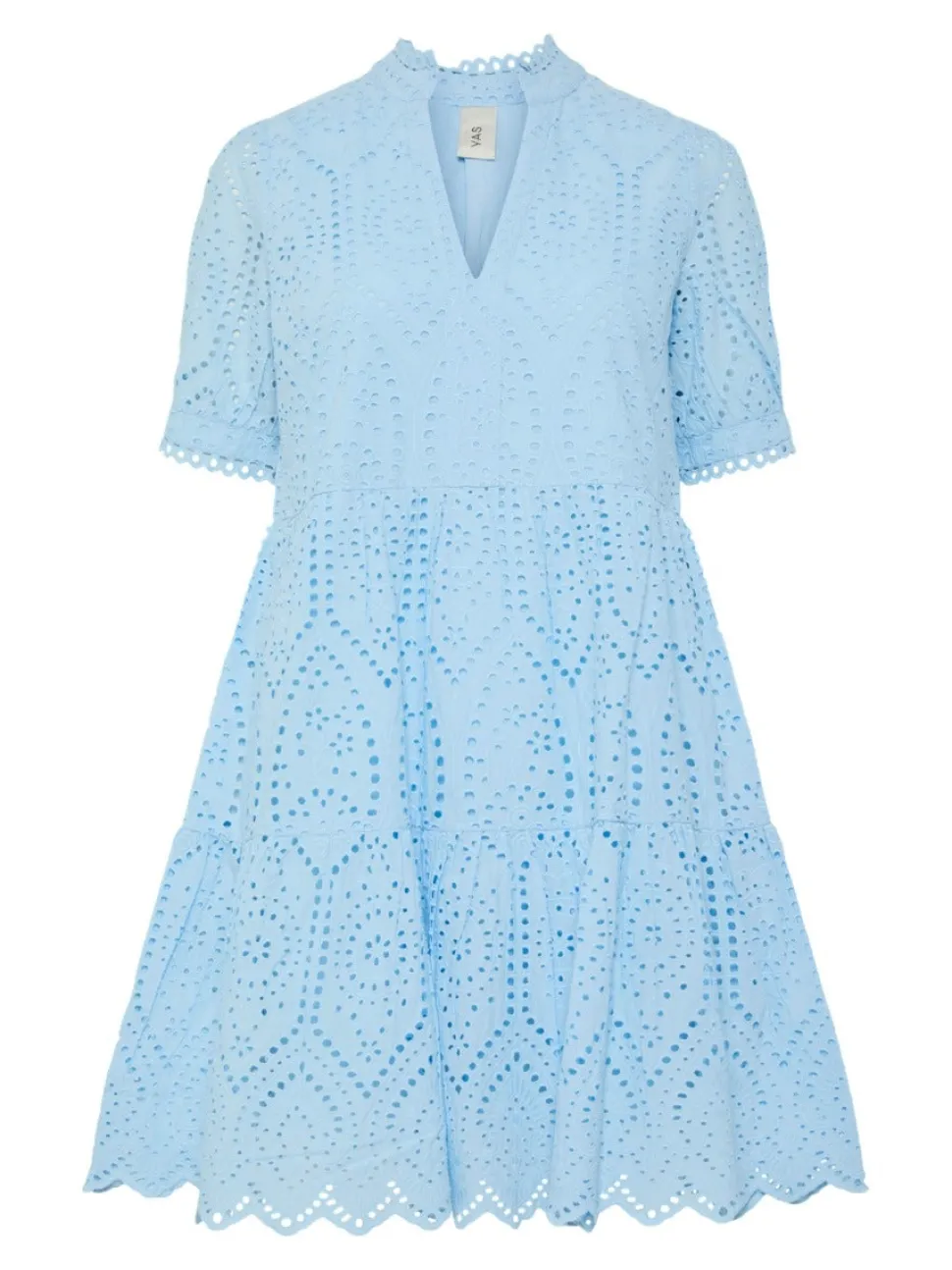 Y.A.S Naisten Minimekko YASHOLI SS DRESS Keskisininen