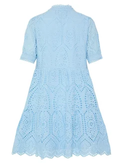 Y.A.S Naisten Minimekko YASHOLI SS DRESS Keskisininen
